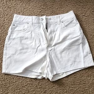 Cute white denim shorts